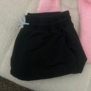 Shein black pajama shorts